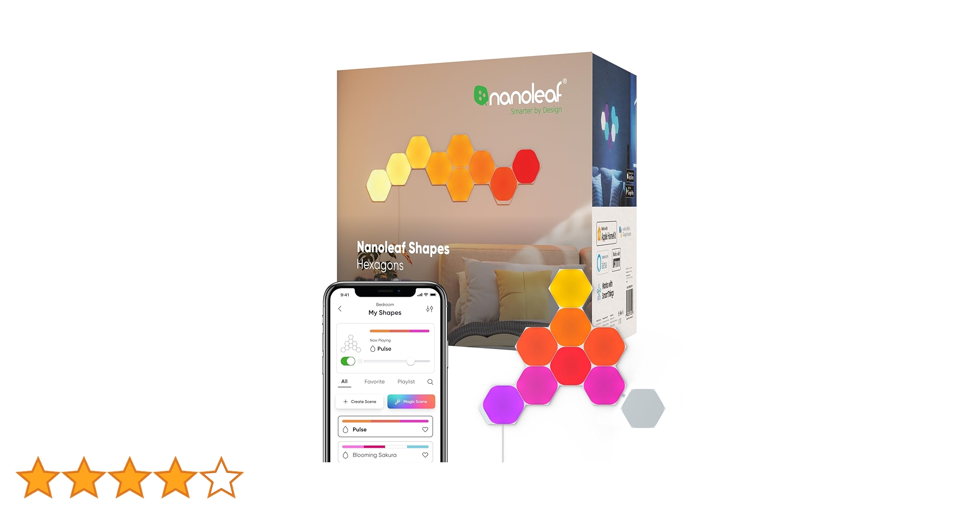 Amazon.co.jp: Nanoleaf(ナノリーフ) Shapes Hexagon